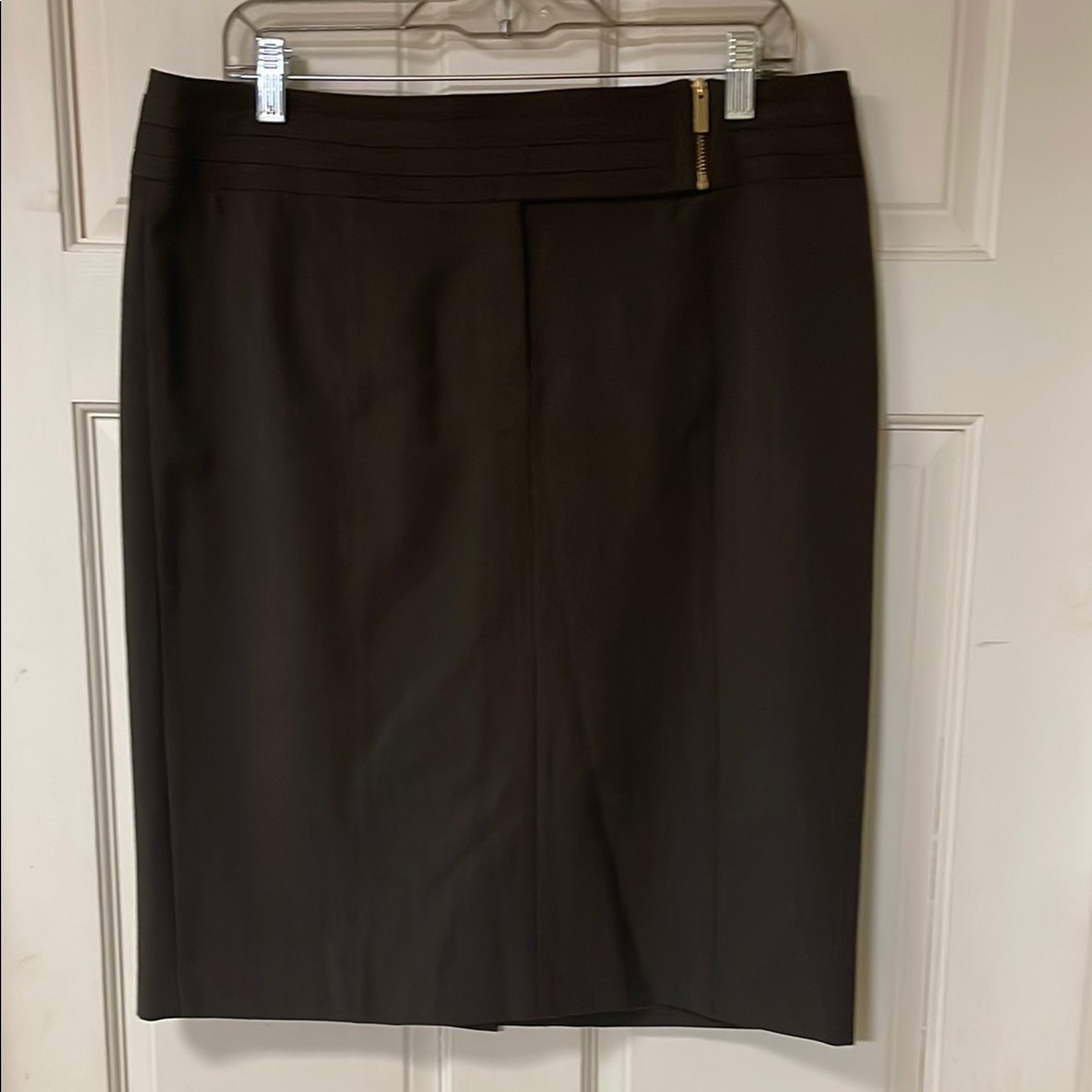 Elegant Adrienne Vittadini Brown Pencil Skirt size 12